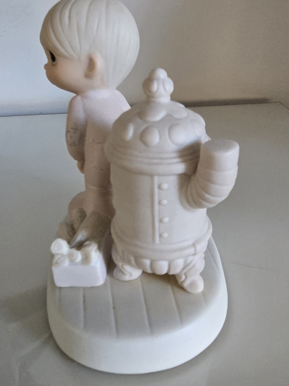 Precious Moments May Your Christmas Be Warm Porcelain Figurine W/ Box E2348 - Picture 5 of 7